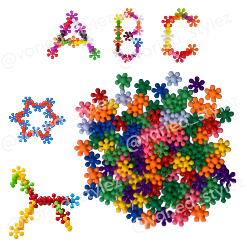 200 3D Blossom Building Blocks